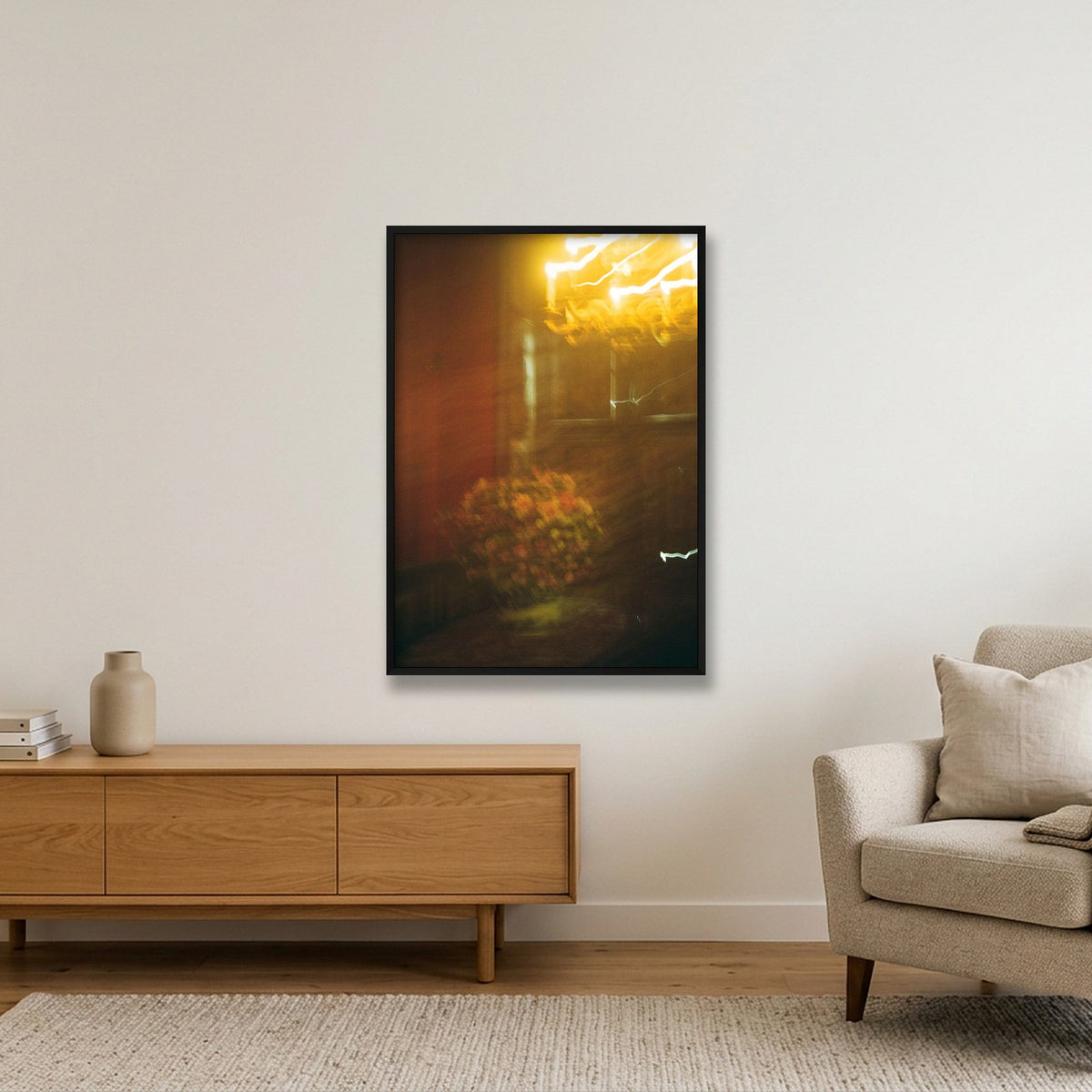 Nonstop Romance — 70×100cm, 28×39" Black Frame